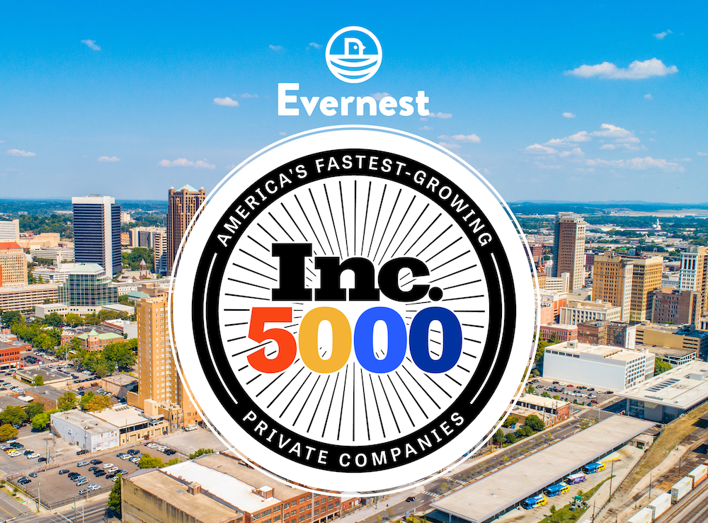 Birmingham-Based Evernest Named to Inc. 5000 List for Sixth Time