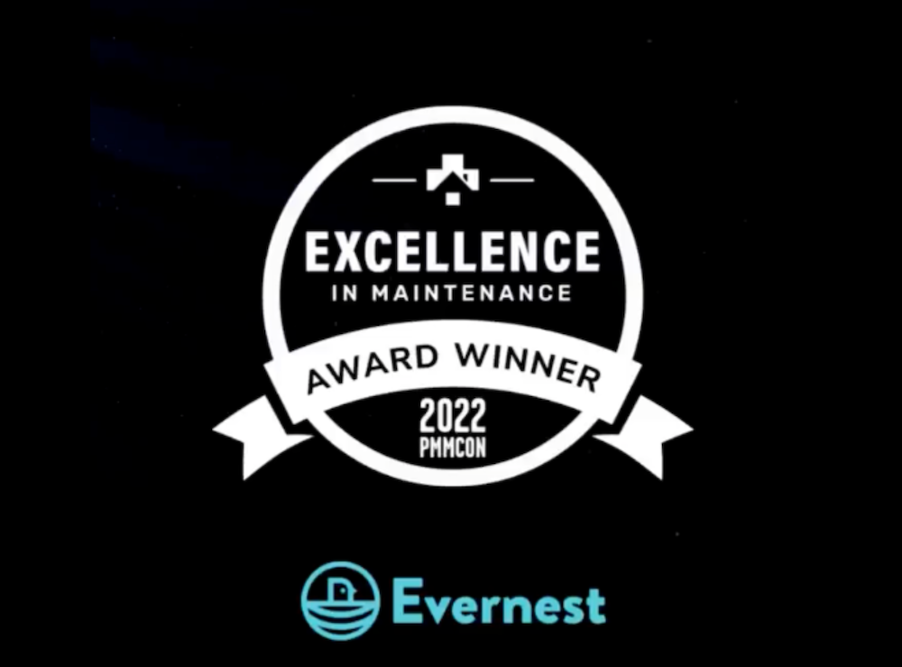 Evernest Awarded Property Meld's Excellence in Maintenance Award