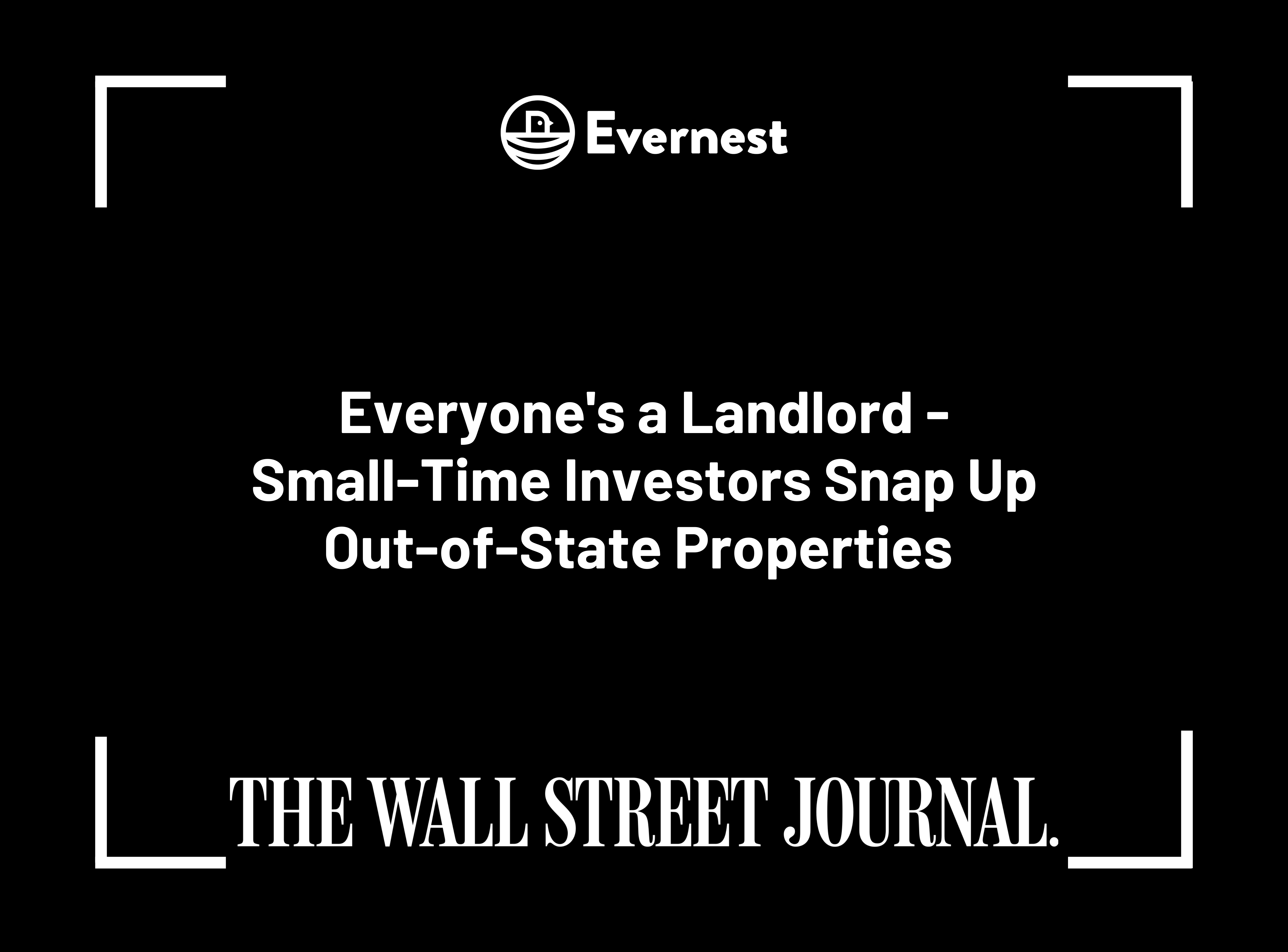 Everyone’s a Landlord—Small-Time Investors Snap Up Out-of-State Properties