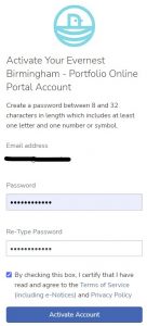 Create Password
